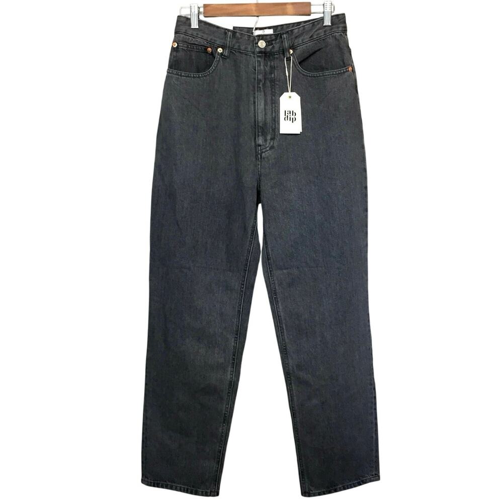 Labdip Jackson High Rise Carrot Long Jeans 28 Smoked Gray Premium Denim -NWT